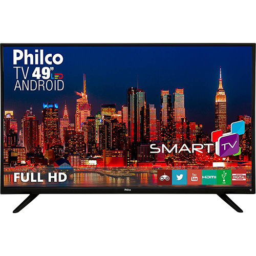 Smart TV LED 49" Philco PH49F30DSGWA Full HD com Conversor Digital 2 HDMI 2 USB Wi-Fi é bom? Vale a pena?