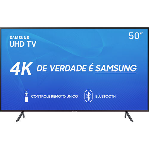 Smart TV LED 50" Samsung 50RU7100 Ultra HD 4K com Conversor Digital 3 HDMI 2 USB Wi-Fi Visual Livre de Cabos Controle Remoto Único e Bluetooth é bom? Vale a pena?