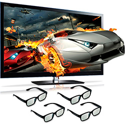 Smart TV LED 55" LG 55LW6500 Full HD - 4 HDMI 2 USB DTV 1020Hz 4 Óculos é bom? Vale a pena?