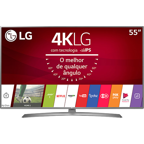 Smart TV LED 55" LG 55UJ6585 Ultra HD com Conversor Digital Wi-Fi Integrado 2 USB 4 HDMI WebOS 3.5 Sistema de Som Ultra Surround é bom? Vale a pena?