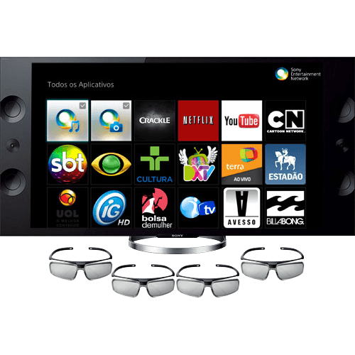 Smart TV LED 55" Sony 3D XBR-55X905A Ultra HD 4K 4 HDMI 3 USB Wi-Fi 960hz + 4 óculos 3D é bom? Vale a pena?