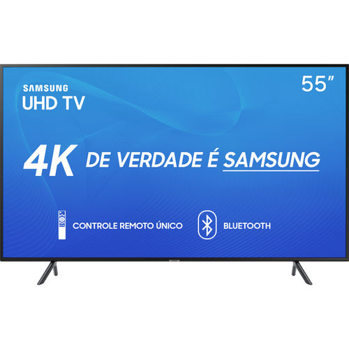 Smart TV LED 55" Samsung 55RU7100 Ultra HD 4K com Conversor Digital 3 HDMI 2 USB Wi-Fi Visual Livre de Cabos Controle Remoto Único e Bluetooth é bom? Vale a pena?