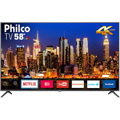 Smart TV LED 58" Philco PTV58f60SN Ultra HD 4k com Conversor Digital 3 HDMI 2 USB Wi-Fi é bom? Vale a pena?