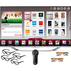 Smart TV LED 60" 3D LG - 60LA7400 - Full HD 3HDMI - 3USB - 240HZ + Magic Remote + 4 Óculos 3D + 2 Óculos Dual Play é bom? Vale a pena?