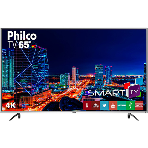Smart TV LED 65" Philco PTV65f60DSWN Ultra HD 4k com Conversor Digital 3 HDMI 2 USB Wi-Fi 60Hz - Preta é bom? Vale a pena?