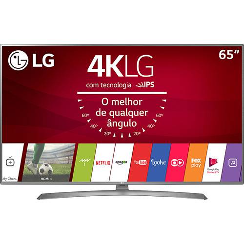 Smart TV LED 65" LG 65UJ6585 Ultra HD Conversor Digital Wi-Fi Integrado 2 USB 4 HDMI WebOS 3.5 Sistema de Som Ultra Surround é bom? Vale a pena?