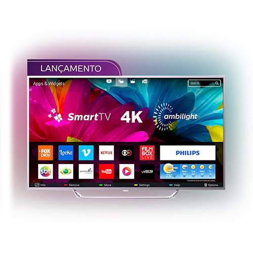 Smart TV LED Ambilight 65" Philips 65PUG6412/78 Ultra HD 4k com Conversor Digital 4 HDMI 2 USB Wi-Fi 60Hz - Prata é bom? Vale a pena?