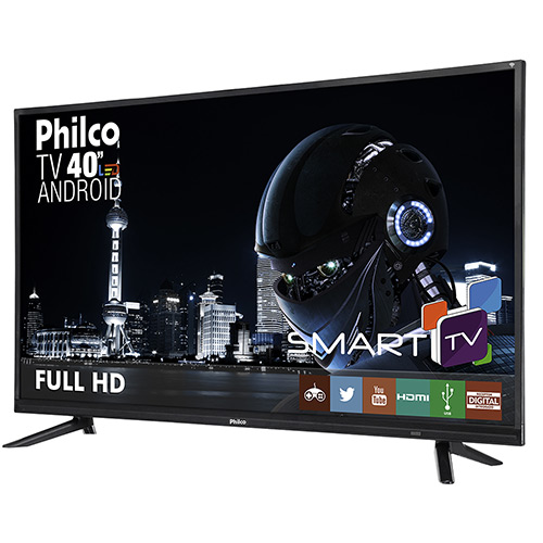 Smart TV LED Android 40" Philco PTV40E20DSGWA Full HD com Conversor Digital 2 HDMI 1 USB Wi-Fi 60hz - Preta é bom? Vale a pena?