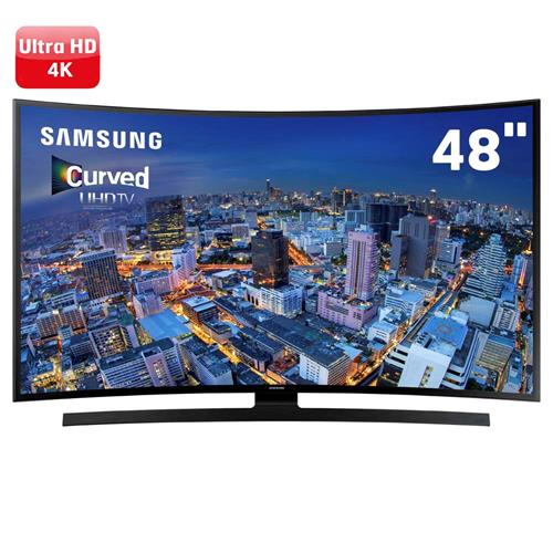 Smart TV LED Curved 48" Ultra HD 4K Samsung 48JU6700 com UHD Upscaling, Quad Core, Wi-Fi, Entradas HDMI e USB é bom? Vale a pena?
