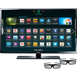 Smart TV LED 3D 40" Samsung UN40Fh6203 Full HD 2 HDMI 1 USB 240Hz + 2 Óculos 3D é bom? Vale a pena?