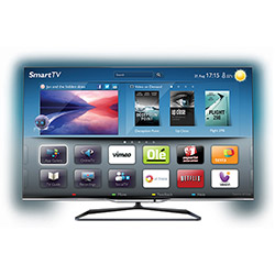 Smart TV LED 3D 47" Philips 47PFL8008 Full HD Ambilight Skype 4 HDMI 3 USB PMR 840Hz Wi-Fi 4 Óculos é bom? Vale a pena?
