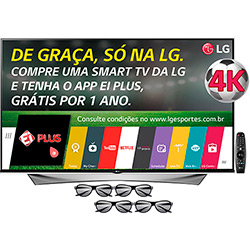 Smart TV LED 3D 55" LG 55UF9500 4K Ultra HD com Conversor Digital 4 HDMI 3 USB W-Fi 120Hz + 4 Óculos 3D é bom? Vale a pena?