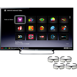 Smart TV LED 3D 60" Sony KDL-60R555A Full HD 4 HDMI 2 USB 240Hz é bom? Vale a pena?