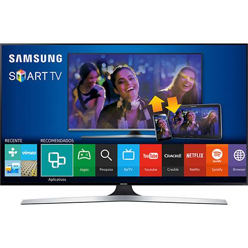 Smart TV LED 3D 65" Samsung UN65J6400AGXZD Full HD com Conversor Digital Wi-Fi 4 HDMI 3 USB 240Hz é bom? Vale a pena?