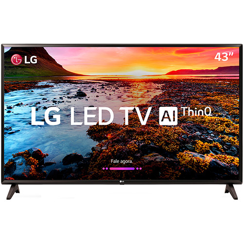 Smart TV LED LG 43" 43LK5750 Full HD com Conversor Digital 2 HDMI 1 USB Wi-Fi Thinq Ai Webos 4.0 60Hz - Preta é bom? Vale a pena?