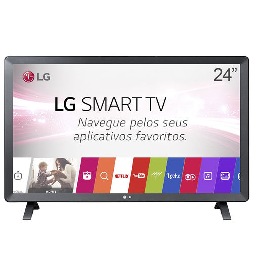Smart Tv Led Lg 24" HD 24TL520S Suporte de Parede Wi-Fi Integrado USB Hdmi WebOS 3.5 Screen Share é bom? Vale a pena?