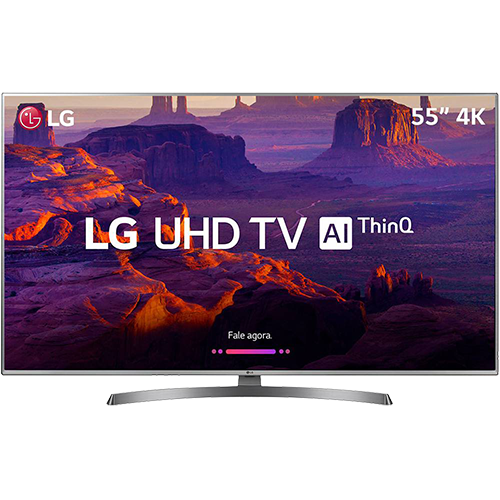 Smart TV LED LG 55" 55UK6530 Ultra HD 4k com Conversor Digital 4 HDMI 2 USB Wi-Fi Dts Virtual X Sound Sync 60Hz Inteligencia Artificial - Prata é bom? Vale a pena?