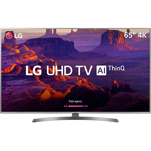 Smart TV LED LG 65" 65UK6530 Ultra HD 4k com Conversor Digital 4 HDMI 2 USB Wi-Fi Webos 4.0 Dts Virtual X 60Hz Inteligencia Artificial - Prata é bom? Vale a pena?