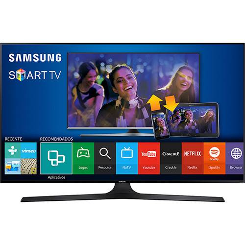 Smart TV LED Samsung UN60J6300AGXZD Full HD 60" 4 HDMI 3 USB 240Hz CMR é bom? Vale a pena?