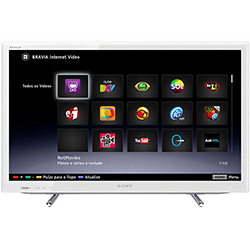 Smart TV LED Sony 32 KDL-32EX655/W Full HD Branca - 4 HDMI 2 USB DTV 120Hz é bom? Vale a pena?