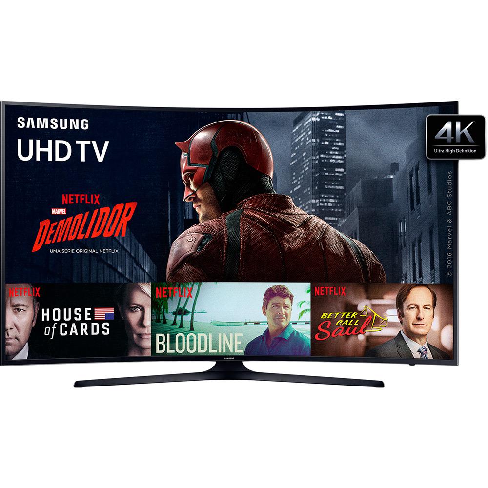 Smart TV LED Tela Curva 40" Samsung 40KU6300 Ultra HD 4K 3 HDMI 2 USB é bom? Vale a pena?