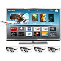Smart TV Plus 3D LED 42"Philips 42PFL6007 Full HD - 4 HDMI 3 USB DTVi 240Hz PMR 4 Óculos é bom? Vale a pena?