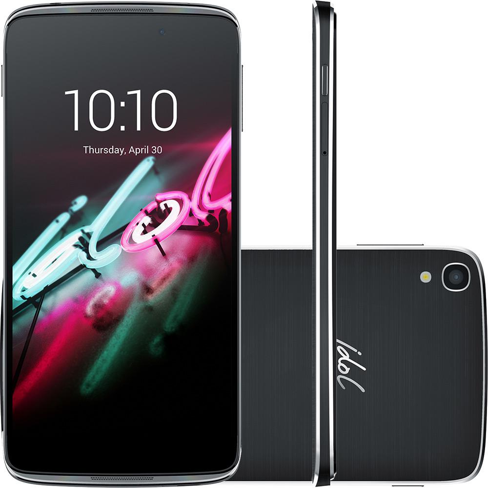 Smartphone Alcatel Idol 3 Dual Chip Desbloqueado Android 5.0 Tela 4.7" 16GB 4G 13MP - Cinza Chumbo é bom? Vale a pena?