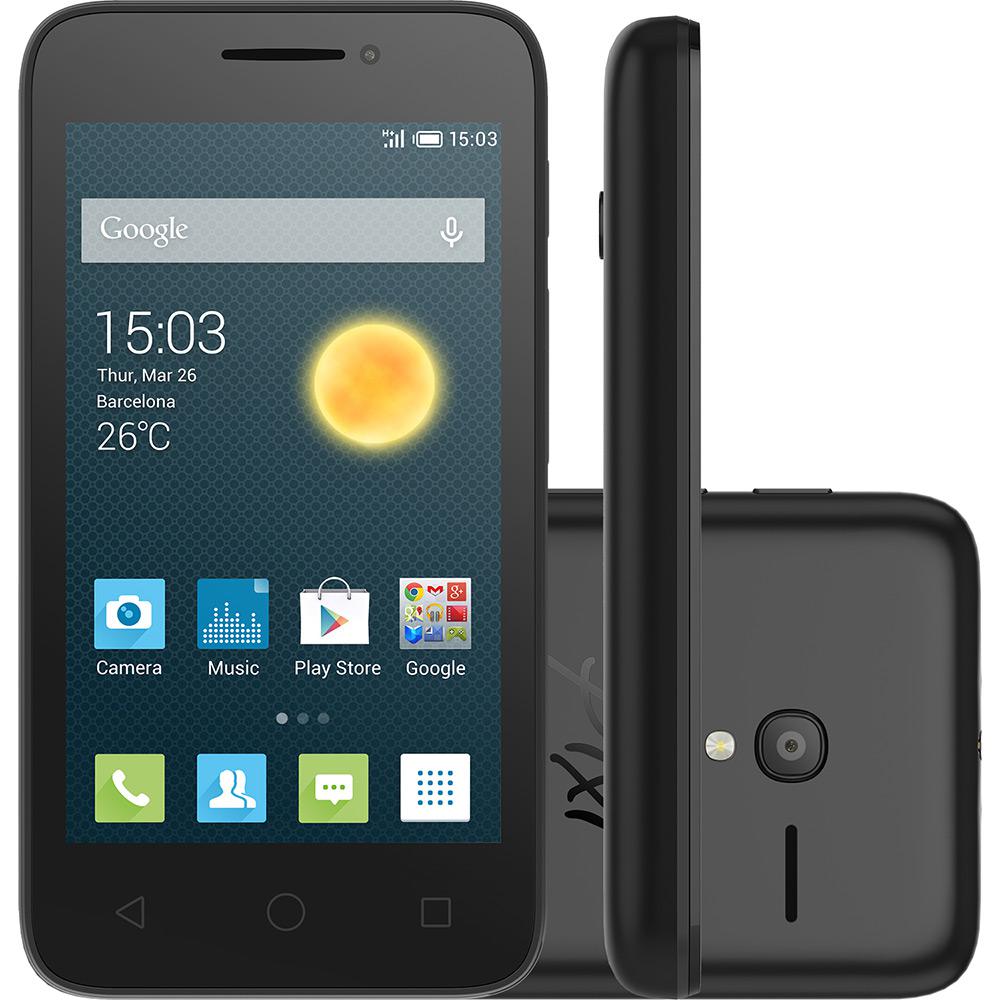 Smartphone Alcatel One Touch PIXI 3 Dual Chip Desbloqueado Android 4.4 Tela 4" Memória 4GB 3G Câmera 8MP Preto é bom? Vale a pena?
