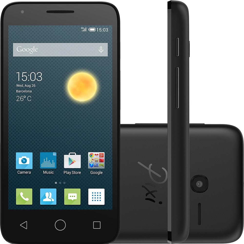 Smartphone Alcatel Pixi 3 Dual Chip Android Lollipop Tela 4,5" 4GB 3G Wi-Fi Câmera 8MP - Preto com Capa Branca é bom? Vale a pena?
