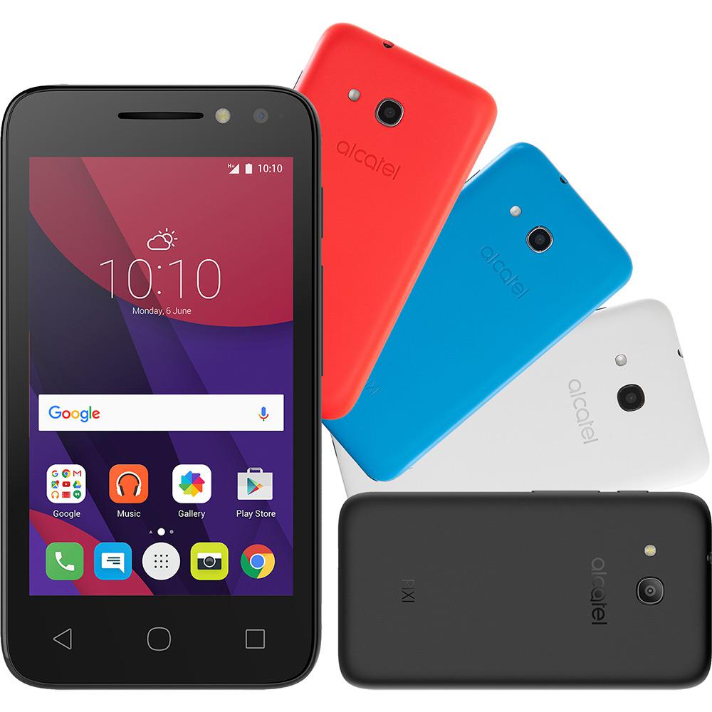 Smartphone Alcatel PIXI4 Colors Dual Chip Android 6.0 Tela 4" Memória 8GB 3G Câmera 8MP Selfie 5MP Flash Frontal Quad Core - Preto é bom? Vale a pena?