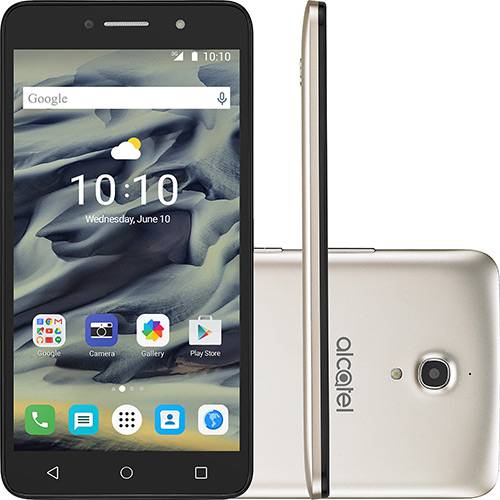 Smartphone Alcatel Pixi4 Dual Chip Android 5.1 Lollipop Tela 6" Quad Core 8 GB 3G Wi-Fi Câmera 13MP - Dourado é bom? Vale a pena?