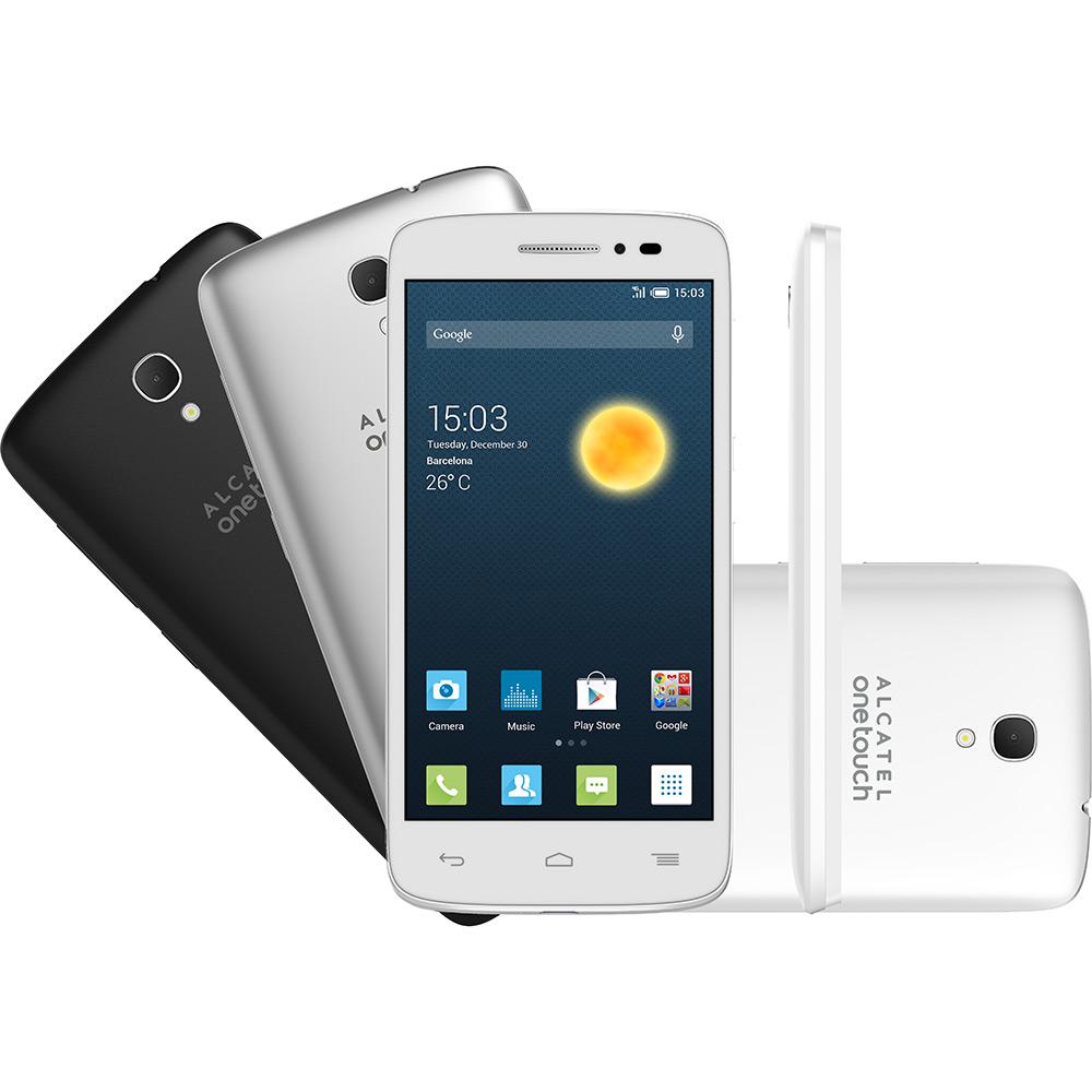 Smartphone Alcatel POP 2 Single Chip Desbloqueado Android 4.4 Tela 4.5" Memória Interna 8GB 4G Câmera 5MP Branco é bom? Vale a pena?