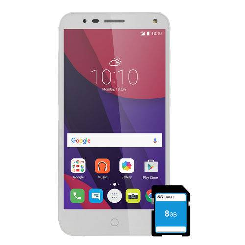 Smartphone Alcatel Pop4 5 2017 Memória 8gb + 8gb Sd, Cãmeras 13mp, Selfie 8mp, Flash, 4g é bom? Vale a pena?