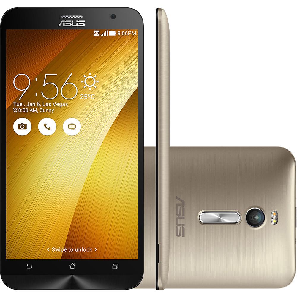 Smartphone Asus Zenfone 2 Dual Chip Desbloqueado Android 5.0 Lollipop Tela 5.5" 16GB 4G Wi-Fi Câmera 13MP - Gold é bom? Vale a pena?