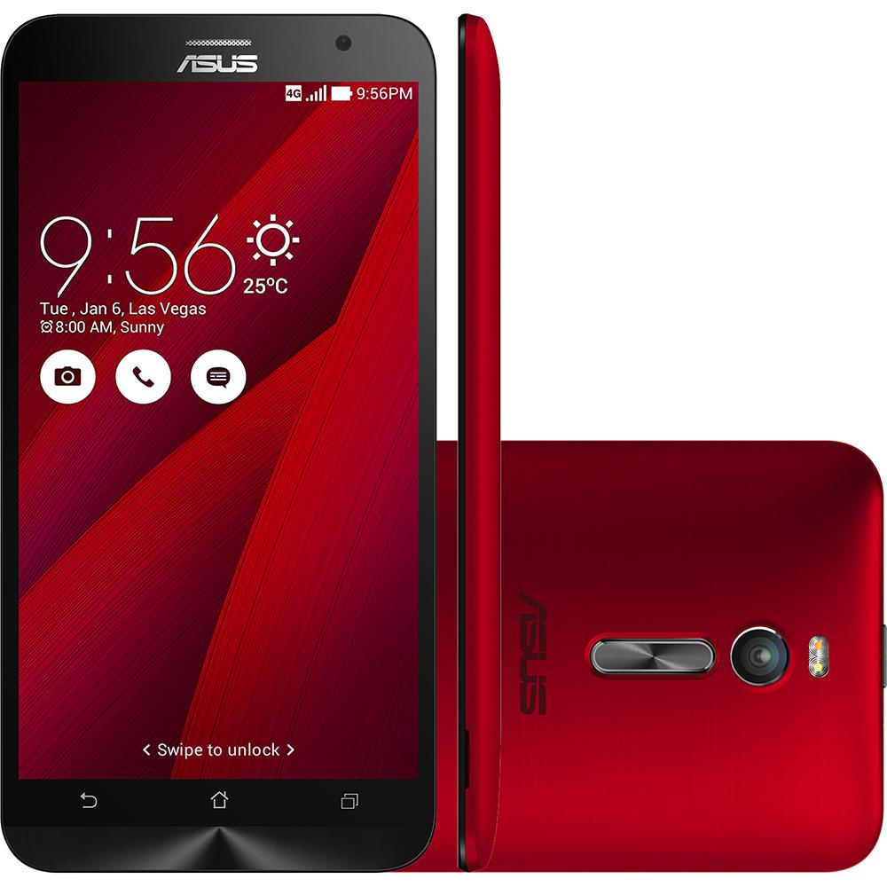 Smartphone Asus Zenfone 2 Dual Chip Desbloqueado Android 5.0 Lollipop Tela 5.5" 16GB 4G Wi-Fi Câmera 13MP - Vermelho é bom? Vale a pena?