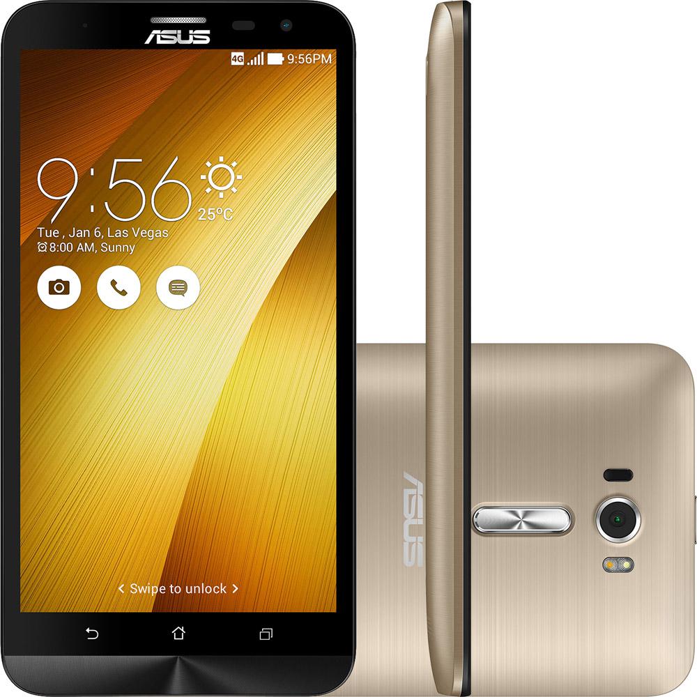 Smartphone ASUS Zenfone 2 Laser Desbloqueado Dual Chip Android 5.0 Tela 5.5" 16GB 4G 13MP - Dourado é bom? Vale a pena?