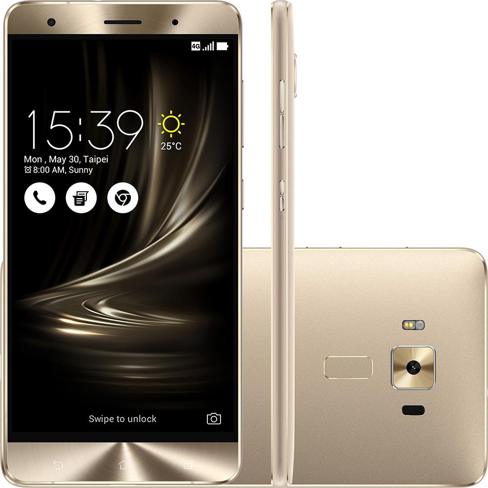 Smartphone Asus Zenfone 3 Deluxe Snapdragon Dual Chip Android 6 Tela 5.7" 64GB 4G Wi-Fi Câmera 23MP - Dourado é bom? Vale a pena?