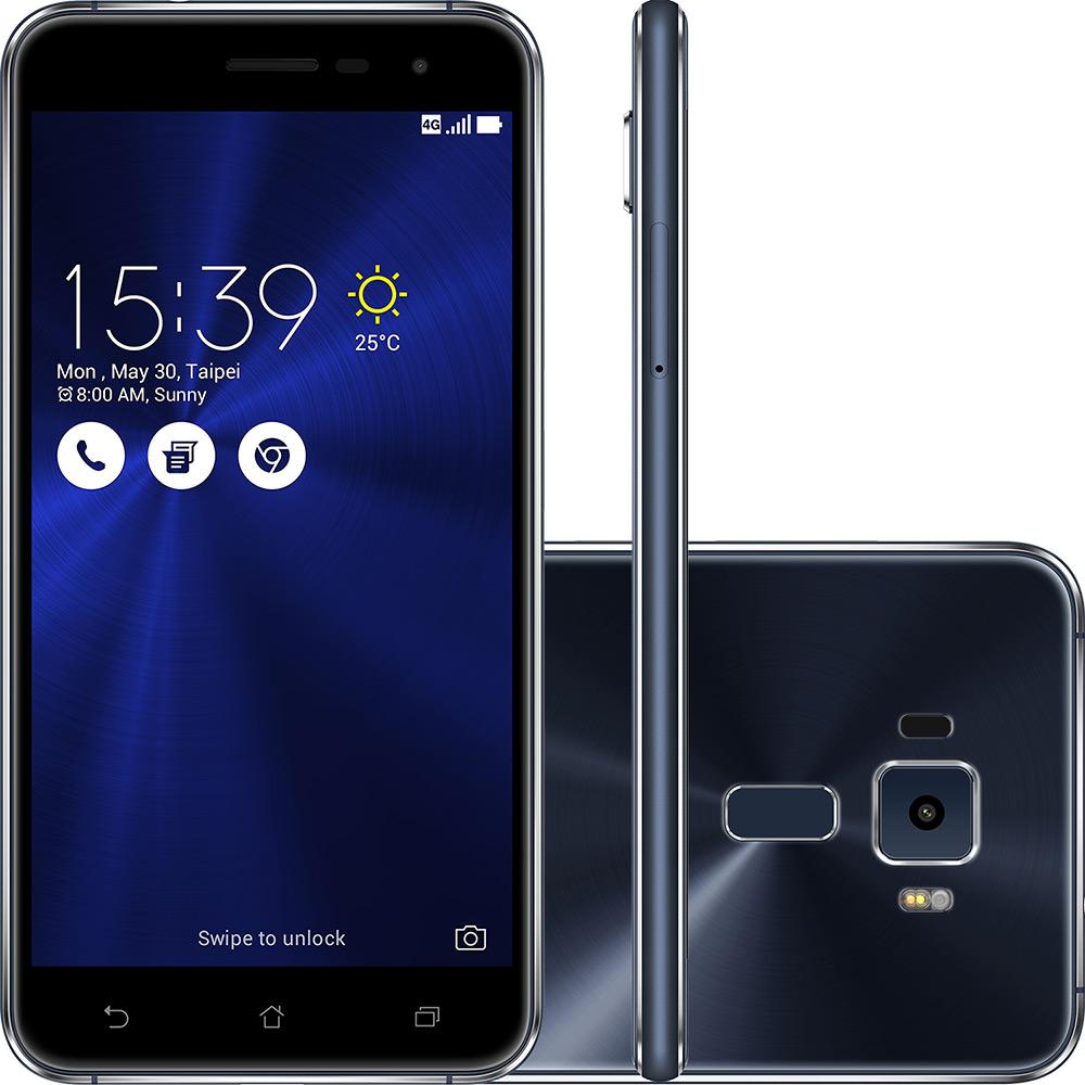 Smartphone Asus Zenfone 3 Dual Chip Android 6 Tela 5.2" 32GB 4G Câmera 16MP - Preto Safira é bom? Vale a pena?