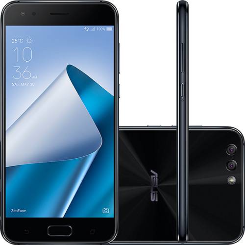 Smartphone Asus Zenfone 4 Dual Chip Android 7 Tela 5.5" Qualcomm Snapdragon 128GB 4G Câmera 12 + 8MP (Dual Traseira) - Preto é bom? Vale a pena?