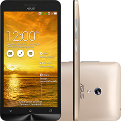 Smartphone Asus ZenFone 6 Dual Chip Desbloqueado Android 4.4 Tela 6" 16GB 3G Wi-Fi Câmera 13MP - Dourado é bom? Vale a pena?