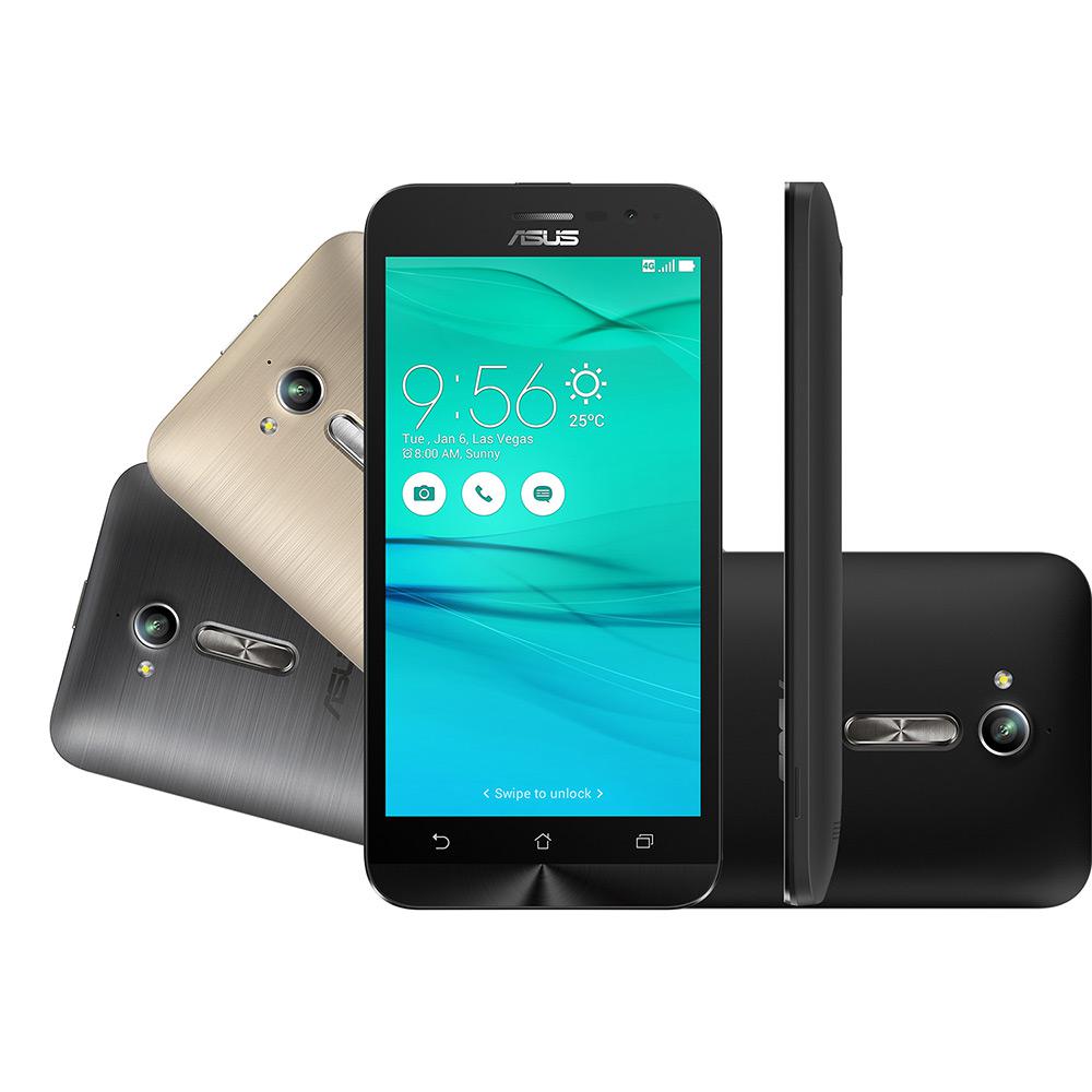 Smartphone Asus Zenfone Go Dual Chip Android 5.1 Tela 5" 8GB 3G Câmera 8MP + 2 Capas - Preto é bom? Vale a pena?