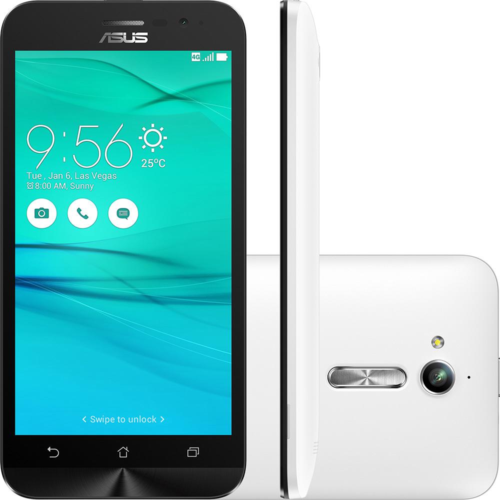 Smartphone Asus Zenfone Go Dual Chip Android 5.1 Tela 5" 8GB 3G Câmera 8MP - Branco é bom? Vale a pena?