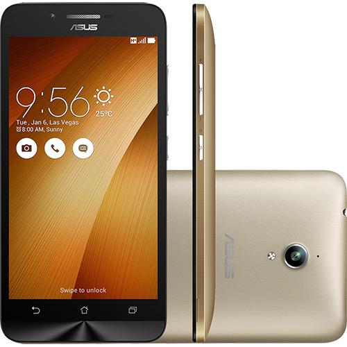 Smartphone ASUS Zenfone Go Dual Chip Desbloqueado Android 5.0 Tela 5" 16GB 3G 8MP - Dourado é bom? Vale a pena?
