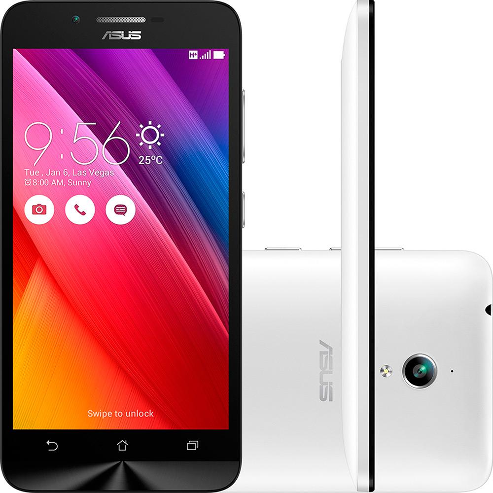 Smartphone Asus Zenfone Go Dual Chip Desbloqueado Android 5 Tela 5" 16GB 3G Câmera 8MP - Branco é bom? Vale a pena?