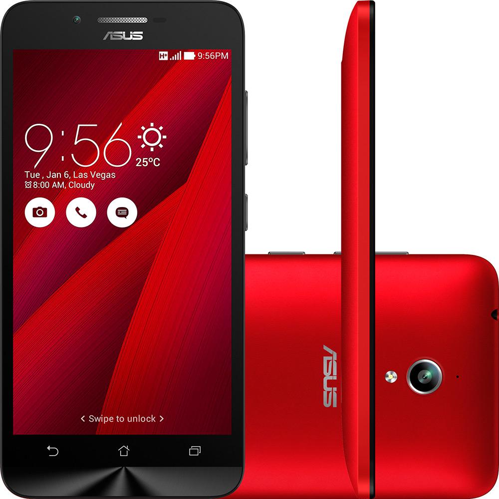 Smartphone Asus Zenfone Go Dual Chip Desbloqueado Android 5 Tela 5" 3G 16GB Câmera 8MP - Vermelho é bom? Vale a pena?