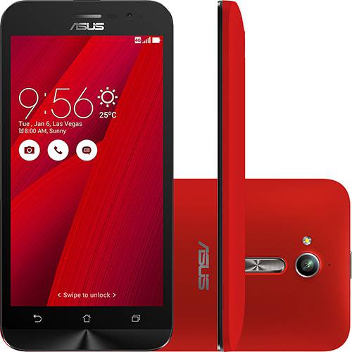 Smartphone Asus Zenfone Go LTE Dual Chip Android 6.0 Tela 5" Processador Qualcomm Snapdragon 16GB 4G Câmera 13MP - Vermelho é bom? Vale a pena?