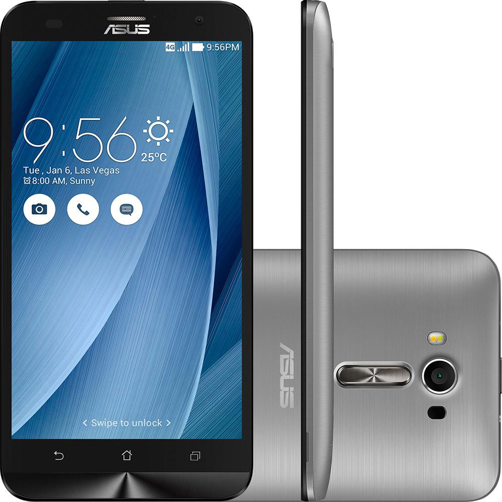 Smartphone ASUS Zenfone 2 Laser Desbloqueado Dual Chip Android 5.0 Tela 5.5" 16GB 4G 13MP - Prata é bom? Vale a pena?