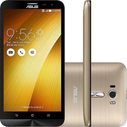 Smartphone Asus Zenfone 2 Laser Dual Chip Android 6 Tela 6" Qualcomm Snapdragon MSM8939 4G Câmera 13MP - Dourado é bom? Vale a pena?