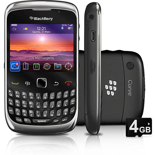 Smartphone Blackberry 9300 OS 3G Wi-Fi Câmera 2MP - Grafite é bom? Vale a pena?