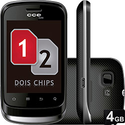 Smartphone Dual Chip CCE SM55 Preto - Android, Câmera 2MP, Wi-Fi, GPS e Cartão de 4GB é bom? Vale a pena?